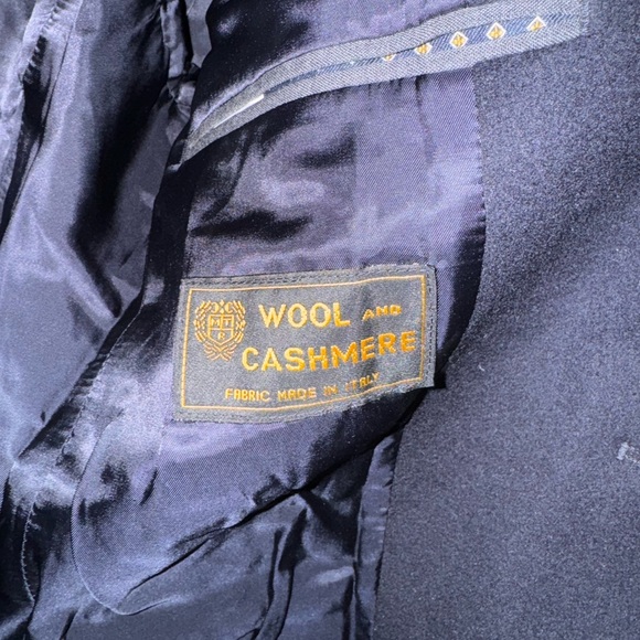 J Crew - Navy Cashmere Pea Coat - Picture 3 of 5